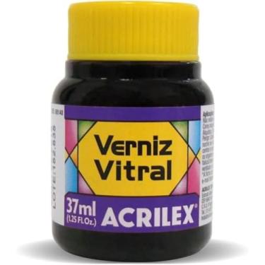 Imagem de Verniz Vitral Para Artesanato Acrilex 37ml Escolha A Cor Perfeito para Copos Garrafas Vaso Outras Perfeito para Copos Garrafas Vasos e Outras Ele Transforma Suas Peças Em Verdadeiras Obras De Arte, Simulando (Violeta Cobalto 540)