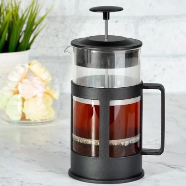 Imagem de Prensa Francesa 350Ml Para Café Vidro Manual Filtro Moedor