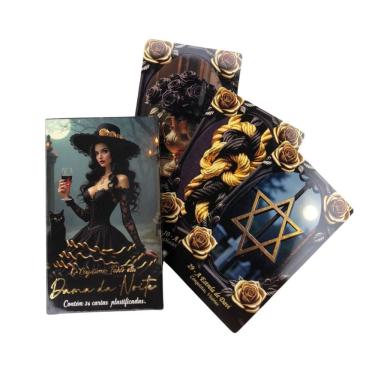 Imagem de O Tarô Dama Da Noite 36 Cartas + Presente