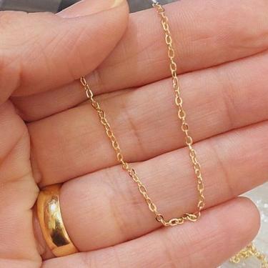 Imagem de Corrente 70 Cm Elos Folheado A Ouro - FAMA FOLHEADOS