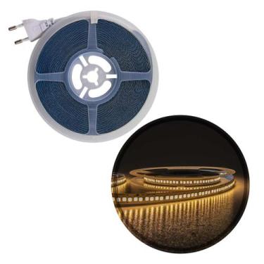 Imagem de Fita LED 12V 20lm/m 24W/m 3000K IP44 240LED/m 10metros SMD 2835 ST3143