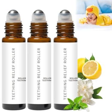 Imagem de Velaria Teething Roller All Natural for Babies 3Pcs, Velaria Baby Teething Oil Relief Roller, Natural Relief