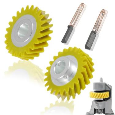 Imagem de BOSHCHEN WPW10112253 Peças de reposição de engrenagem helicoidal do agitador - Peças de reposição da escova de carbono do agitador Whirlpool and Kitchen Aid 4162897 4161531 4169830 1206513 AH1491159