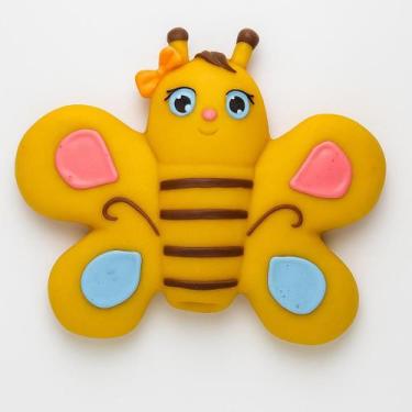 Imagem de Mordedor Textoy Encantados  Borboletinha (Atóxico e 100% Natural)