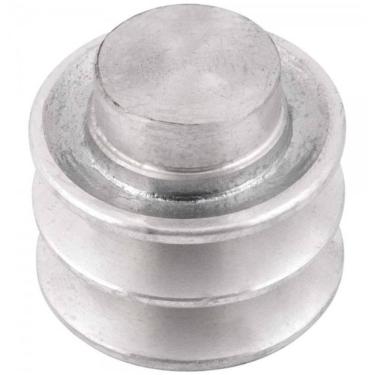 Imagem de Polia Alumínio 60mm 2 Canais Perfil A - Vonder