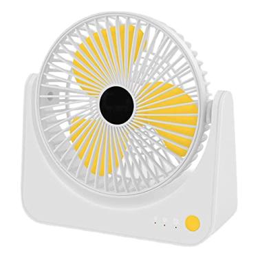 Imagem de ZZTWER Ventilador elétrico USB, ventilador pequeno portátil silencioso, ventiladores pessoais portáteis para casa, mesa, escritório, quarto, carro