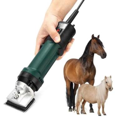 Imagem de Kit De Aparador De Tosquiadeira De Cavalo Elétrico Profissional, Conjunto De Tosquiadeiras Para Animais De Estimação De Alta Potência De 690 W, 6 Velocidades Ajustáveis, Adequado Para Caval