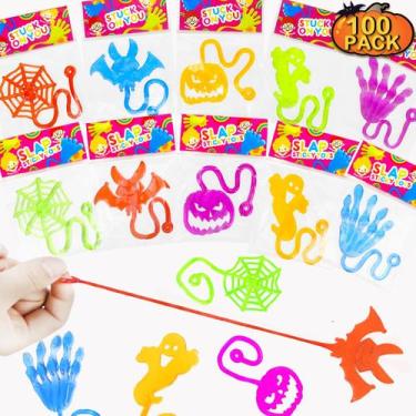 Imagem de Guloseimas de Halloween Sticky Hands, lembrancinhas de festa, pacote c