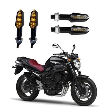 Imagem de KIT 4 Setas Esportiva Pisca de Led Modelo P29 Para Moto FAZER 600 FZ 6