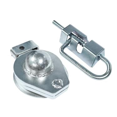 Imagem de Lizixny Cabeça de acoplador pescoço de ganso com alça, classificação de 13,607 kg, ajuste universal para reboques de 2 e bola de 5/40.6 cm