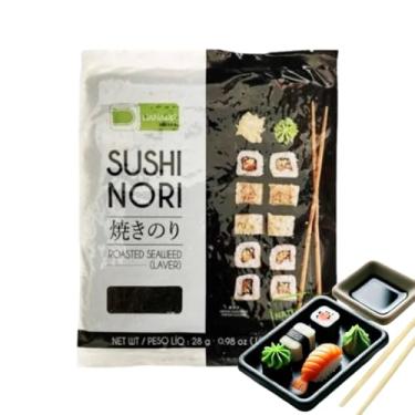 Imagem de Alga Sushi Nori Hanaro 10 Folhas 28g