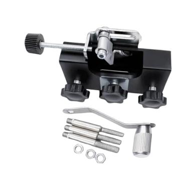 Imagem de IEUDNS Kit de afiador de motosserra manual com cabeças de moagem de 4/5/6 mm, acessório versátil para reparadores, lenhadores e manivela, Preto