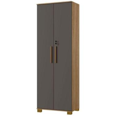 Imagem de Armário Multiuso Bahia Cinamomo Grafite Arte Móveis