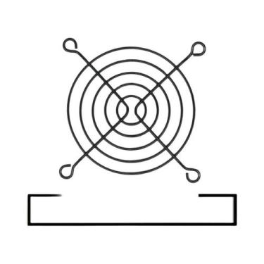 Imagem de Grelhas De Ventilação De Malha Metálica De 60mm 80mm 90mm 92mm 120mm 1