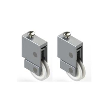 Imagem de Roldana c/regulagem c/rolamento porta portao aluminio rol-415 kit c/2u