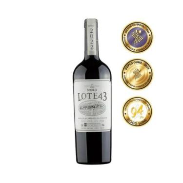 Imagem de Vinho Miolo Lote 43 Tinto Seco Merlot & Cabernet Sauvignon Garrafa 750
