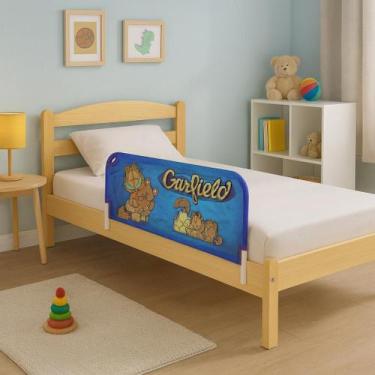Imagem de Grade Proteção GRANDE Disney Tela De Cama Infantil Para Crianças Dobrá