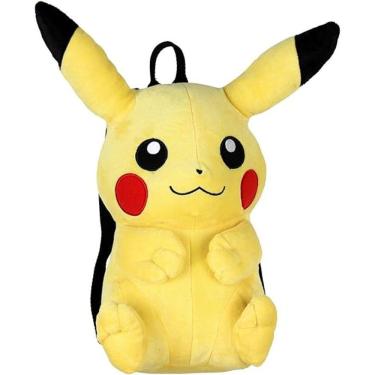 Imagem de Mochila pokemon - Mochila pelucia pokemon pikach BBR