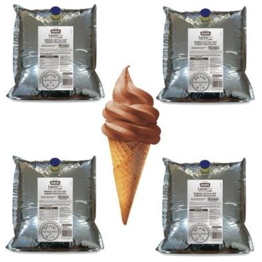 Imagem de Calda Sorvete Expresso Chocolate 4 Bags 5 Litros Daus