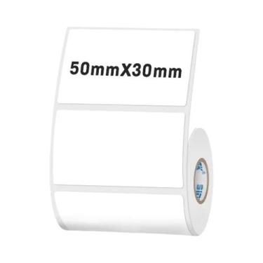 Imagem de Etiqueta Adesiva Térmica Branca De 50mm Para Impressora Phomemo SINMAR