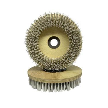 Imagem de Escova Nylon Clean Up 350mm Com Flange Enceradeira - LCTE