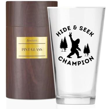 Imagem de Presente de pé grande para homens, presentes de sasquatch, copo de cerveja para homens, aniversário exclusivo, presentes de Natal para ele, pai, marido, namorado