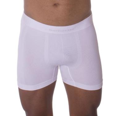 Imagem de Cueca Boxer Sem Costura de Poliamida Selene, G, Branco