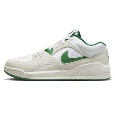 Imagem de Nike Tênis masculino Air Jordan Stadium 90, Branco/trevo/vela/preto e branco, 41