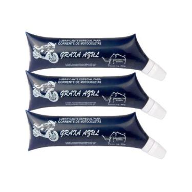 Imagem de Graxa Azul para Rolamento de Moto 80gr - 3 un - MAMMOTH
