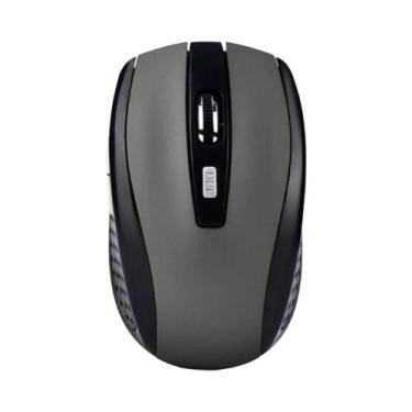 Imagem de Mouse Gamer Sem Fio Ergonômico Silencioso De 6 Botões 2.4G 1600 DPI Óp