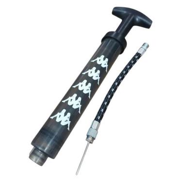 Imagem de Bomba de Ar Kappa Dupla Ação Para Bolas e Pneus, Preto