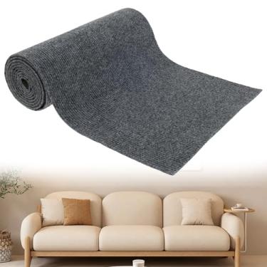 Imagem de Tapete para arranhar gatos, 30 x 200 cm, protetor de móveis contra arranhões para gatos, protetor de sofá de gato com adesivo forte, tapete para arranhar gatos para parede de porta de móveis (cinza)