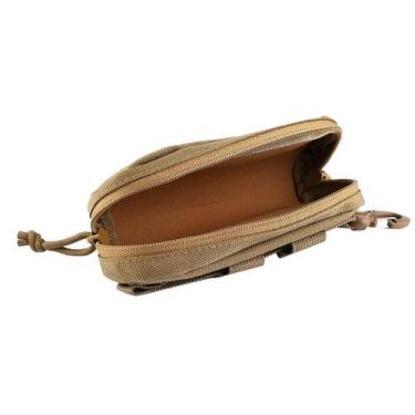 Imagem de Estojo de óculos de sol Haofy Outdoor portátil à prova de choque cáqui