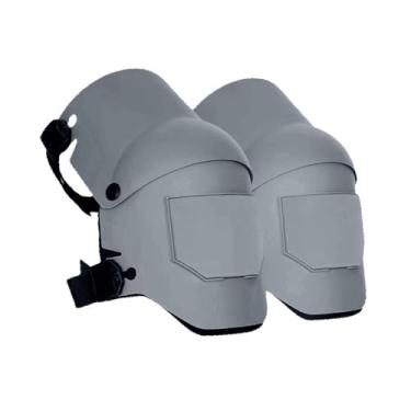 Imagem de Whtkoph 2 peças de joelheiras, acessórios de proteção para serviços pesados ​​para limpeza de pisos e carpetes para adultos, Cinza