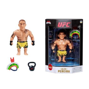 Imagem de UFC 4.5-Inch Articulated Action Figure – Alex Pereira with Accessories | Official UFC Collectible by PMI | 1 Pack Window Box | 4 Fighters to Collect