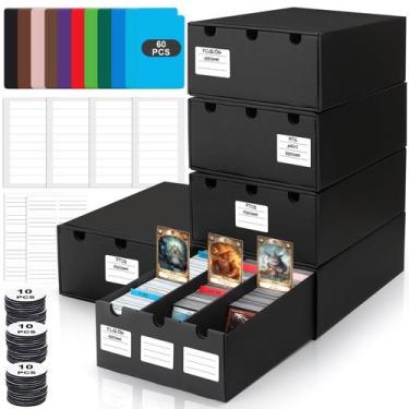 Imagem de Caixa de armazenamento de cartões colecionáveis AOBOPLE 15000+ Cards O