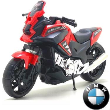 Imagem de Moto Brinquedo Big Trail Realista Grande Infantil Tipo Bmw - Bs toys