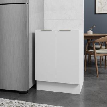 Imagem de Balcão 2 Portas 60cm sem Tampo com Rodapé Ipanema CabeCasa MadeiraOrig