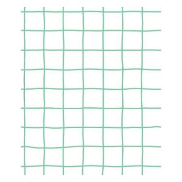 Imagem de Papel de Parede Decorativo Infantil Quadriculado Verde - Adesivo Autoc