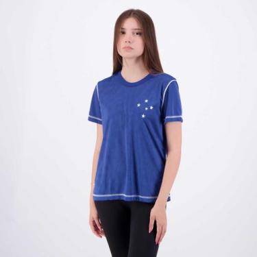 Imagem de Camisa Cruzeiro Ser Feminina Azul - Braziline, GG