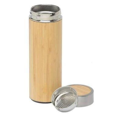 Imagem de Garrafa térmica de aço inoxidável com infusor 500mL - Lightbek Officia