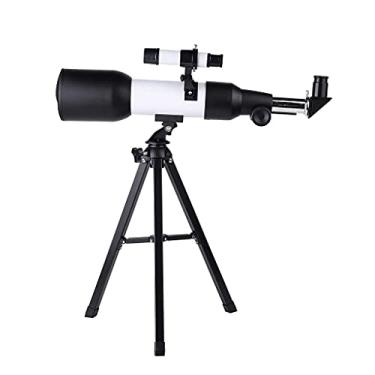 Imagem de Telescópio de zoom de 15 x 150 x 150 x telescópio astronômico espacial refrativo, mira monocular de viagem com tripé