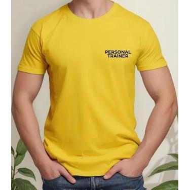 Imagem de Camisa Camiseta Adulto Masculina Feminina Algodão Personal Trainer Uni