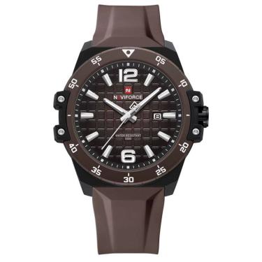 Imagem de Relógio de Quartzo Casual Masculino Á prova d´agua Pulseira Silicone Esportivo