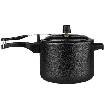 Imagem de Panela de Pressão 7 Litros Aluminio Preto Craquelado Real