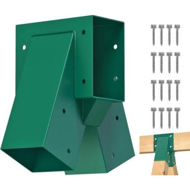 Imagem de Swing Set Brackets BeneLabel A-Frame Heavy Duty Steel Green