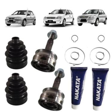 Imagem de Junta Homocinetica Fixa Esquerda + Direita Nakata Lado Roda Chevrolet 