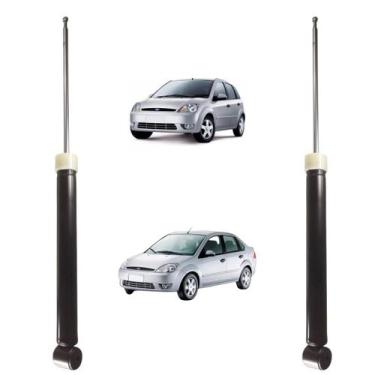 Imagem de Par Amortecedor Traseiro Nakata Ford Fiesta Sedan 2003 A 2014, TRASEIR