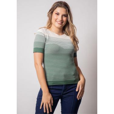 Imagem de Blusa m/c Pau a Pique Modal Verde