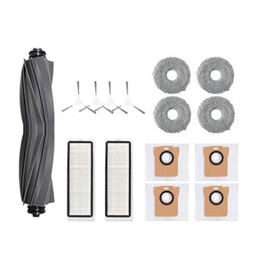 Imagem de Compatible With XMI Robot Vacuum X20 + / X20 Plus Dust Bag Mop Cloth Accessories Main Side Brush Hepa Filter Replacement Parts(Dark Grey)